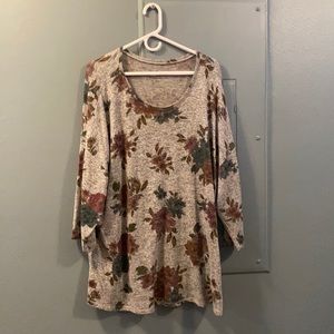 Floral Knit Blouse